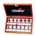 Woodworking 12 Set Router Bit Sets With Silver Welding Or Copper Welding